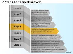 1213 business ppt diagram 7 steps for rapid growth powerpoint template