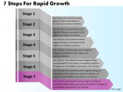 1213 business ppt diagram 7 steps for rapid growth powerpoint template