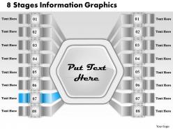 92568797 style linear many-1-many 8 piece powerpoint presentation diagram infographic slide