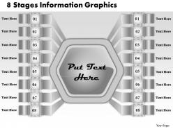 92568797 style linear many-1-many 8 piece powerpoint presentation diagram infographic slide