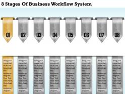 1213 business ppt diagram 8 stages of business workflow system powerpoint template
