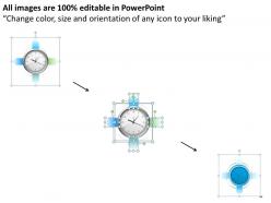 45781615 style circular hub-spoke 4 piece powerpoint presentation diagram infographic slide