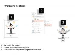 1214 3d man juggling with time management powerpoint template