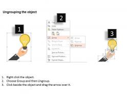 13158725 style variety 3 idea-bulb 7 piece powerpoint presentation diagram infographic slide