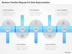 1214 business timeline diagram for data representation powerpoint template