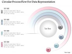 1214 circular process flow for data representation powerpoint template