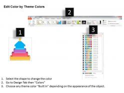 1214 colored icons of linear process with idea generation powerpoint template
