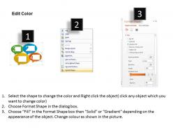 1214 colored number dialog box for data representation powerpoint presentation
