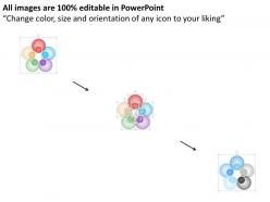 10594064 style cluster surround 5 piece powerpoint presentation diagram infographic slide