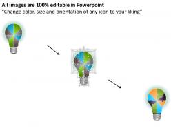 1214 eight staged bulb for idea generation powerpoint template