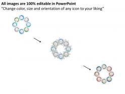 42944146 style cluster surround 8 piece powerpoint presentation diagram infographic slide