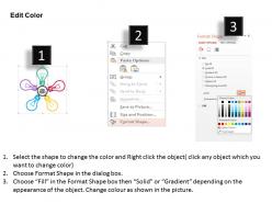 75968464 style circular hub-spoke 5 piece powerpoint presentation diagram infographic slide