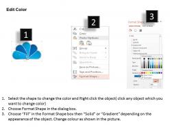 34232154 style circular semi 5 piece powerpoint presentation diagram infographic slide