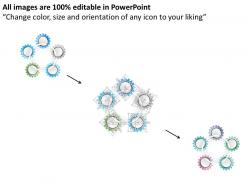 81458124 style cluster surround 5 piece powerpoint presentation diagram infographic slide