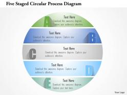 1214 five staged circular process diagram powerpoint template