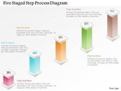 1214 five staged step process diagram powerpoint template