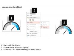 1214 four different meters for speed calculation powerpoint template