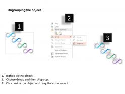 1214 four staged circular ribbon process diagram powerpoint template