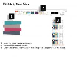 1214 four staged colored paper tag diagram powerpoint template