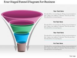 30758708 style layered funnel 4 piece powerpoint presentation diagram infographic slide