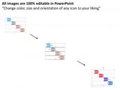 1214 four staged infographics for data flow powerpoint template
