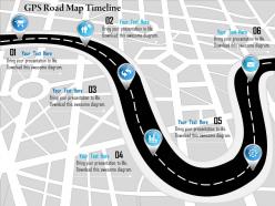 1214 gps road map timeline powerpoint presentation