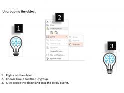 1214 light bulb with human brain for idea generation powerpoint template