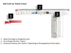 1214 multicolored tags for process diagram powerpoint template