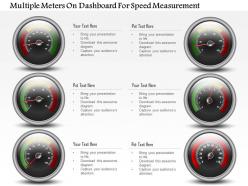 1214 multiple meters on dashboard for speed measurement powerpoint slide