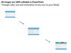 64418276 style linear single 4 piece powerpoint presentation diagram infographic slide
