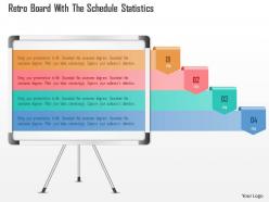 1214 ret board with the schedule statistics powerpoint template