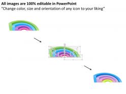 35403518 style circular semi 4 piece powerpoint presentation diagram infographic slide