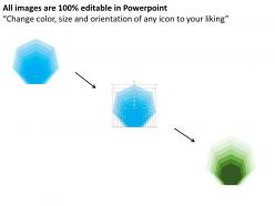 1214 seven staged heptagon design for process flow powerpoint template
