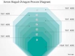 1214 seven staged octagon process diagram powerpoint template