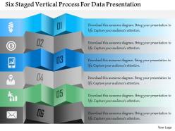 1214 six staged vertical process for data presentation powerpoint template