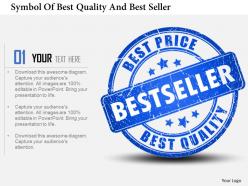 1214 symbol of best quality and best seller powerpoint template
