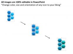 65037627 style cluster hexagonal 5 piece powerpoint presentation diagram infographic slide