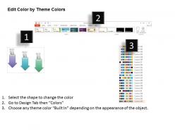 1214 three colored labels for advertising powerpoint template