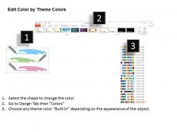 1214 three sketch pens for text representation powerpoint template