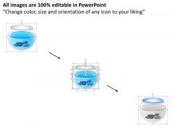 1214 three staged fish bowl diagram for 2013 to 2015 year text powerpoint presentation