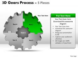 12 3d gear process 5 pieces