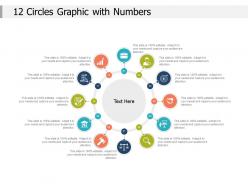 12 circles graphic with numbers