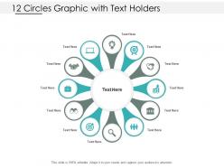 12 Circles Graphic With Text Holders