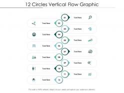 12 circles vertical flow graphic