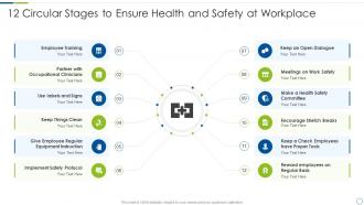 12 Circular Stages To Ensure Health And Safety At Workplace