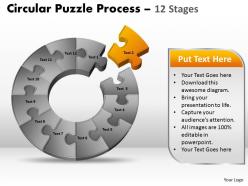 12 components circular puzzle process
