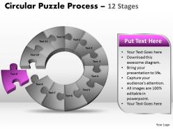 12 components circular puzzle process