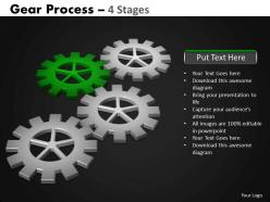 87322520 style variety 1 gears 4 piece powerpoint presentation diagram infographic slide