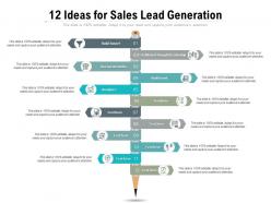 12 Ideas For Sales Lead Generation