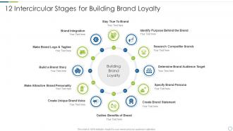 12 Intercircular Stages For Building Brand Loyalty